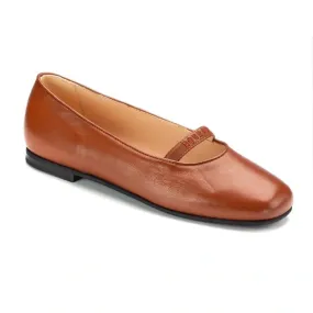 1648 - Tan Soft Leather Flats for Girl/Teen/Women by London Kids