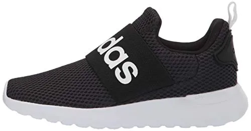 adidas Lite Racer Adapt 4.0 Running Shoes, Black/Black/White, 6 US Unisex Big Kid