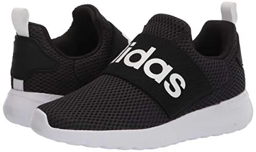 adidas Lite Racer Adapt 4.0 Running Shoes, Black/Black/White, 6 US Unisex Big Kid