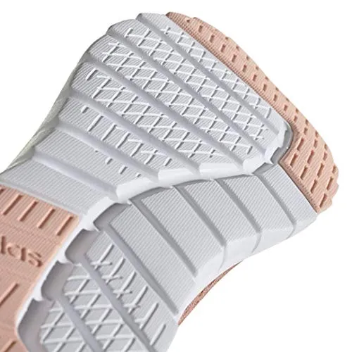 adidas Women's Asweego Running Shoe, raw Pink/Glow Pink/White, 6.5 M US