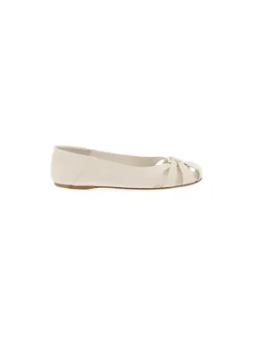 Aurelie Gancini Ornament Leather Ballet Flats