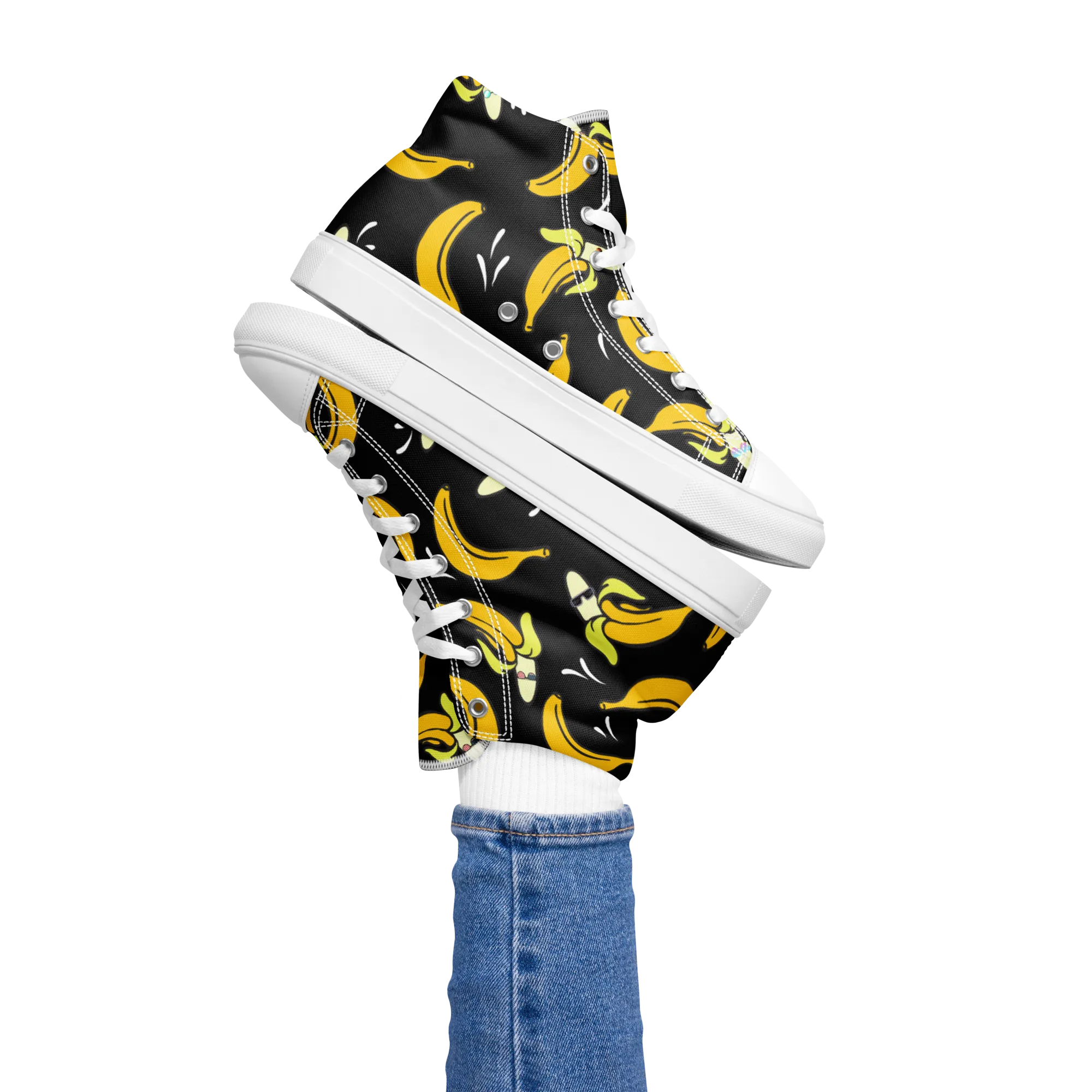 Bananas Women’s high top canvas shoes