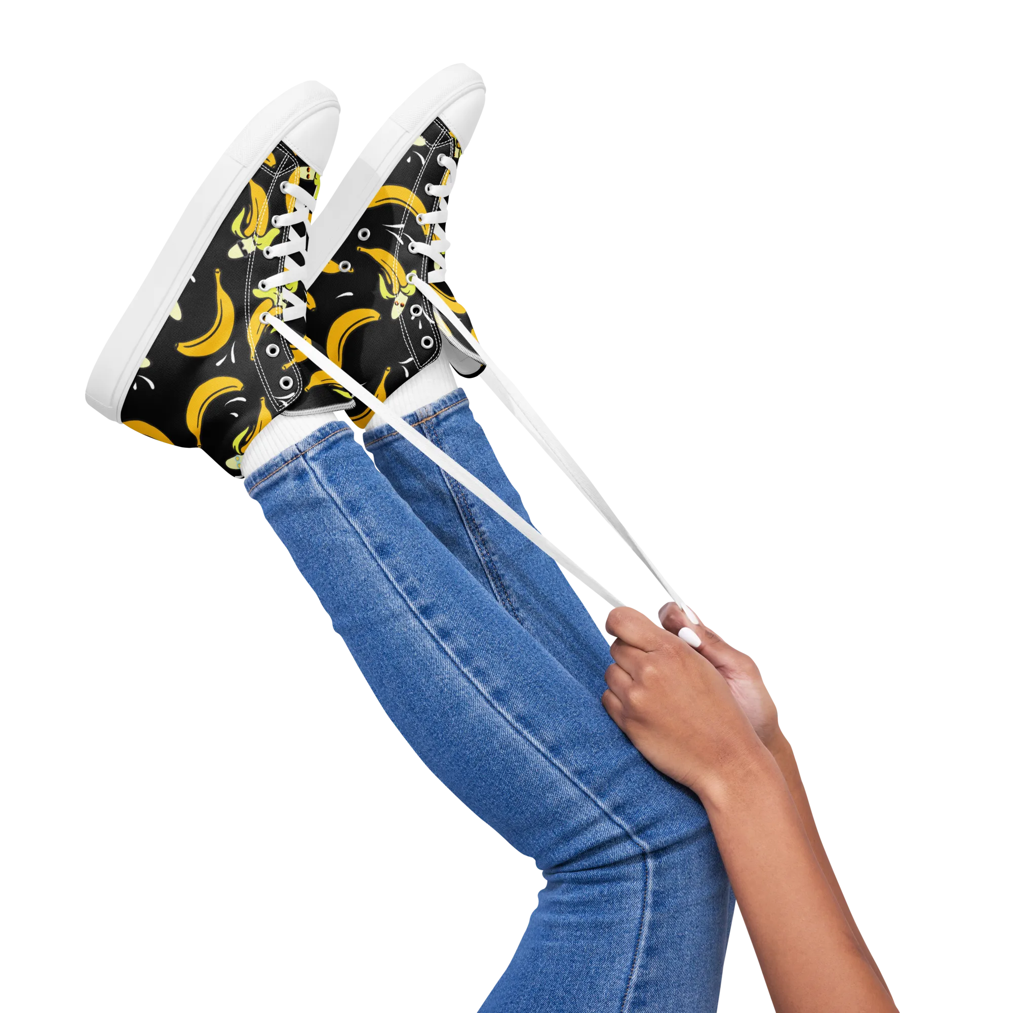 Bananas Women’s high top canvas shoes