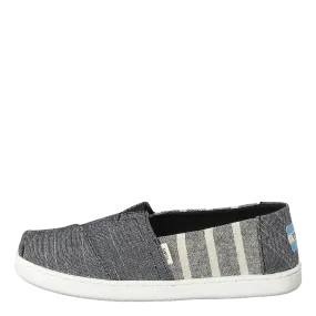 Black Cabana Stripe Grey