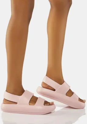 Blush Sidewalk Shuffle Slide Sandals