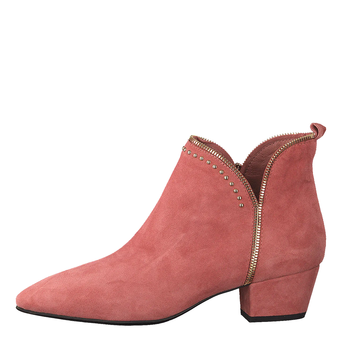 Boot Raw Zip Suede Cher - Cherry