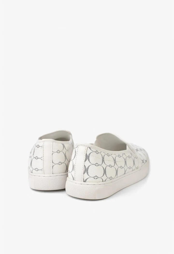 Choice Monogram Slip On Shoes Off White