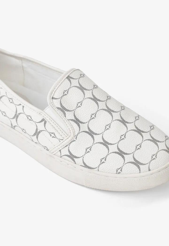 Choice Monogram Slip On Shoes Off White