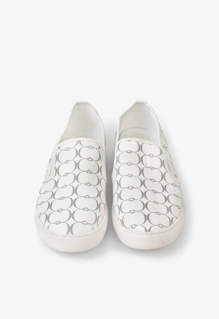 Choice Monogram Slip On Shoes Off White