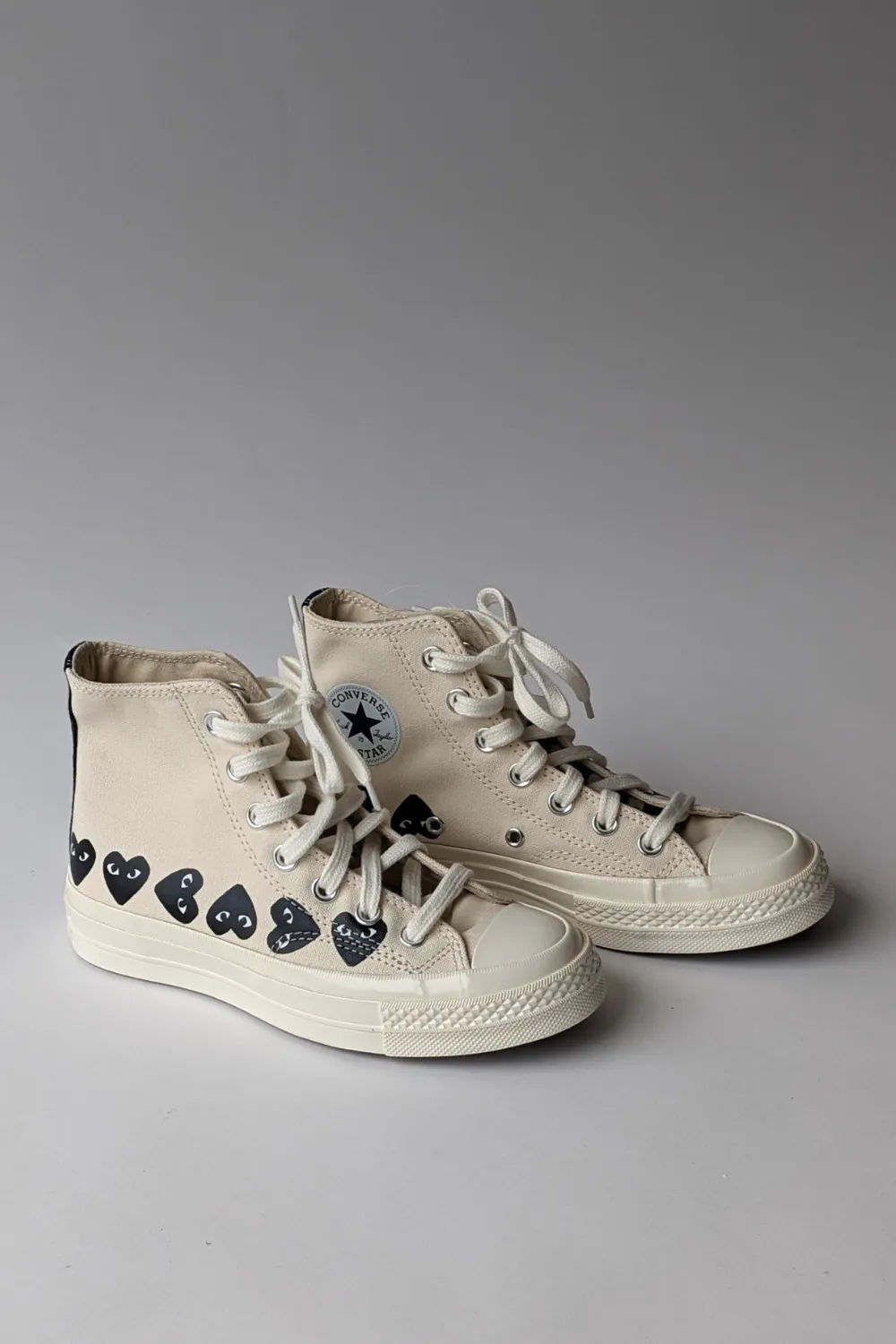 Comme des Garçons PLAY Multi Heart Converse Chuck Taylor High Top