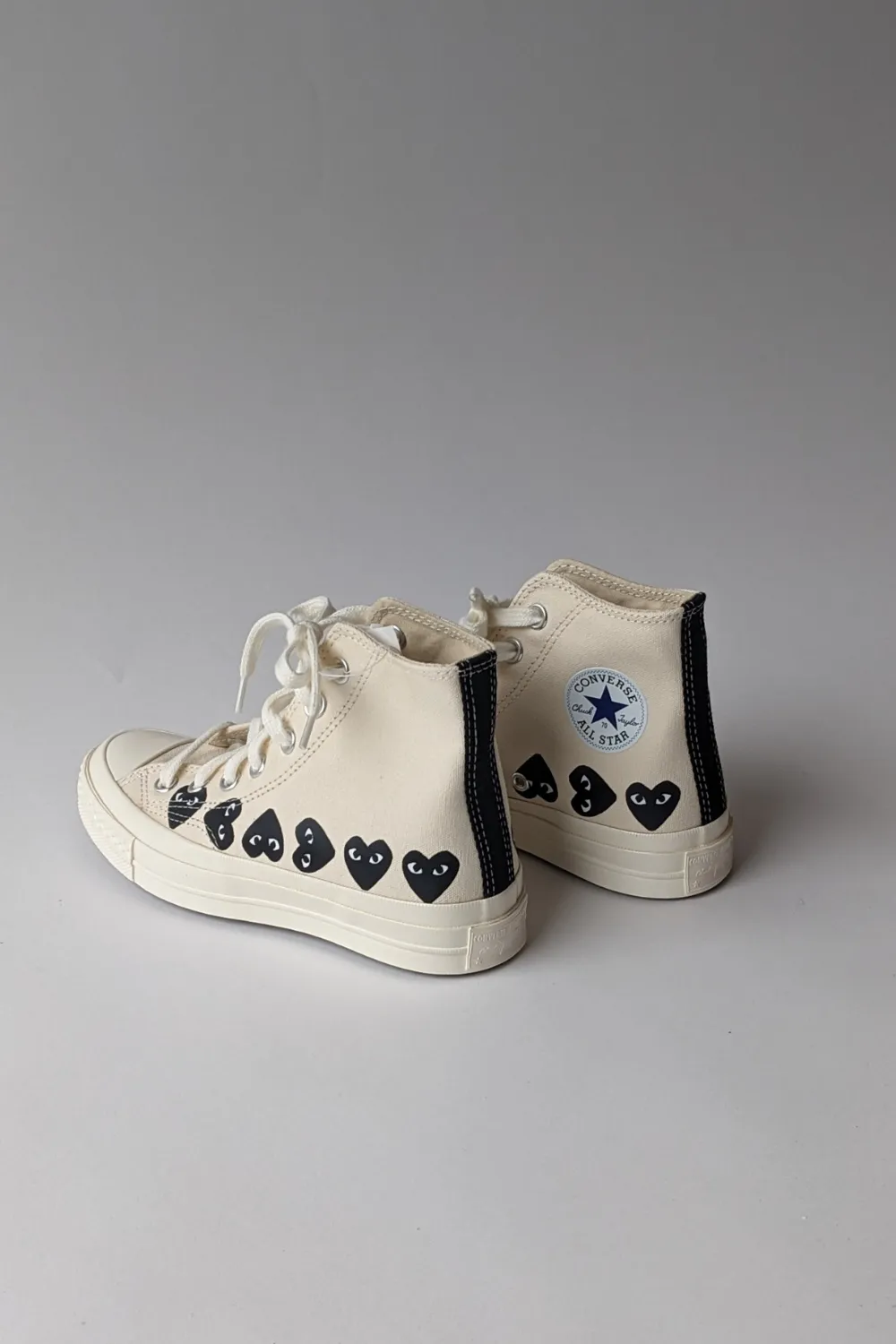 Comme des Garçons PLAY Multi Heart Converse Chuck Taylor High Top