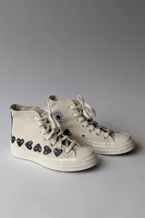 Comme des Garçons PLAY Multi Heart Converse Chuck Taylor High Top