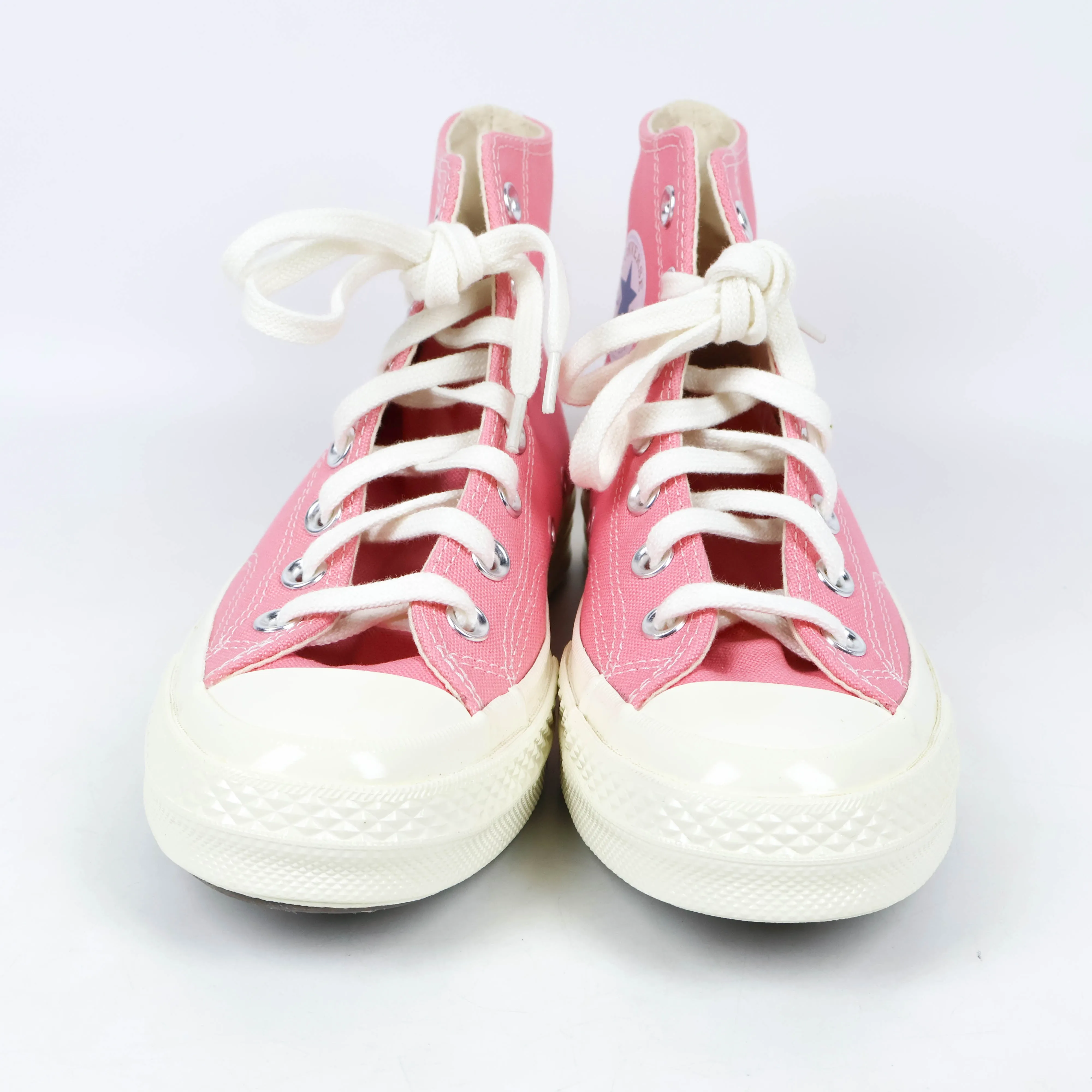 Converse Play Comme Des Garcons Sneakers High Top Pink