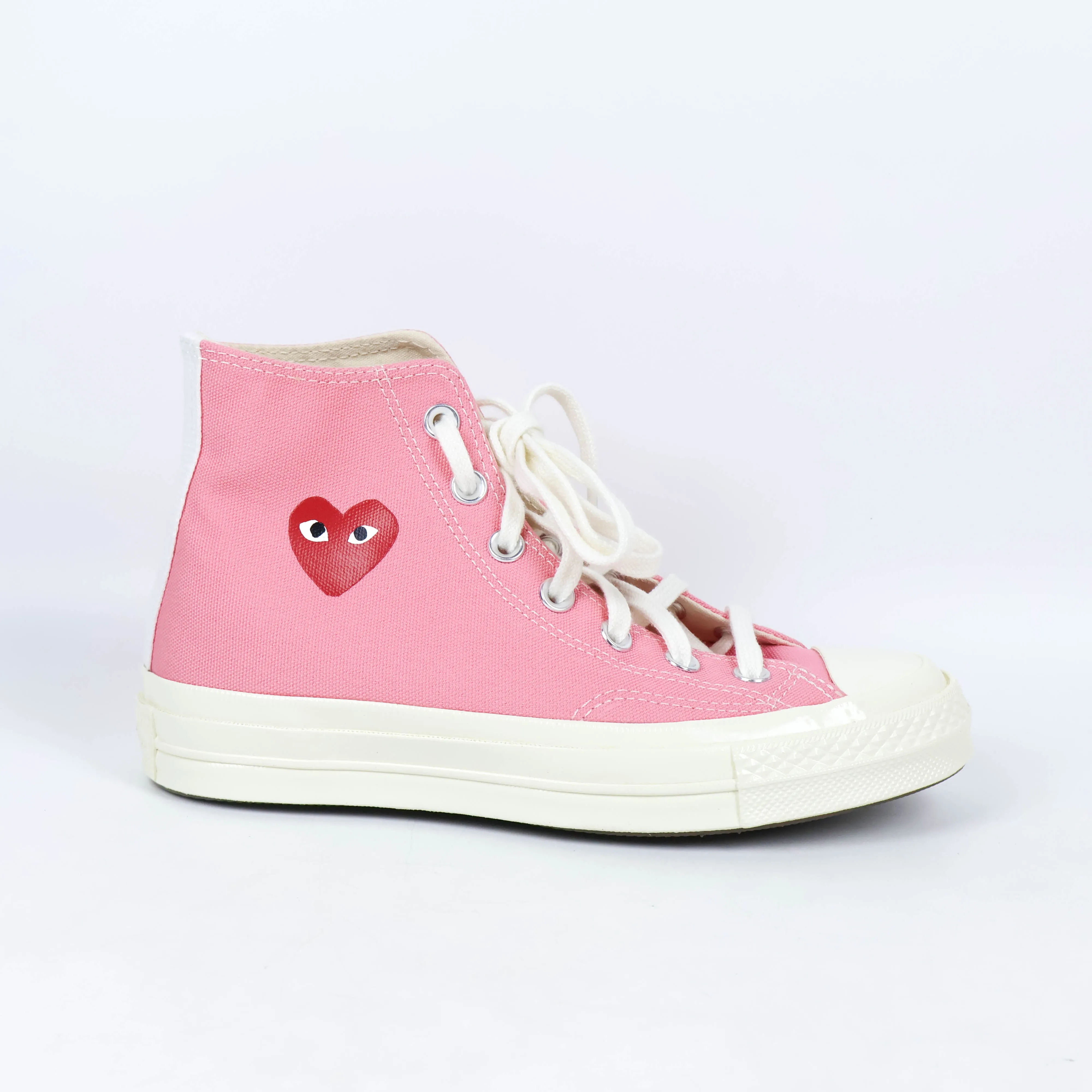 Converse Play Comme Des Garcons Sneakers High Top Pink