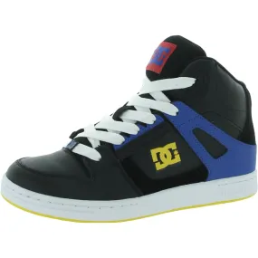 DC Boys Pure High-Top Big Kid Leather High-Top Sneakers