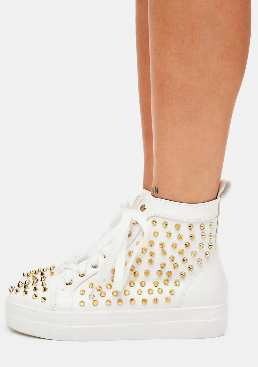 Demon Studded Sneakers