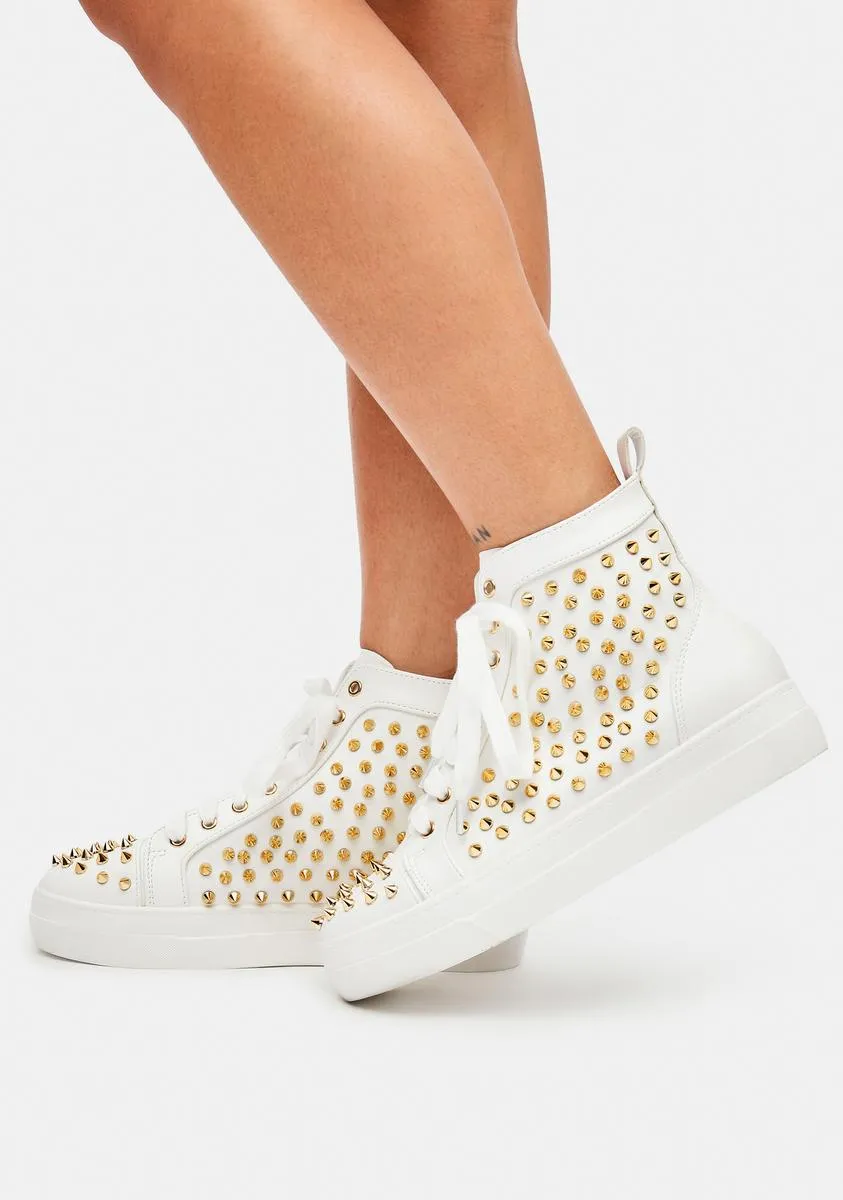 Demon Studded Sneakers