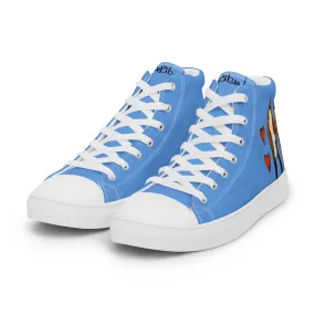 Love You Women’s high top canvas shoes