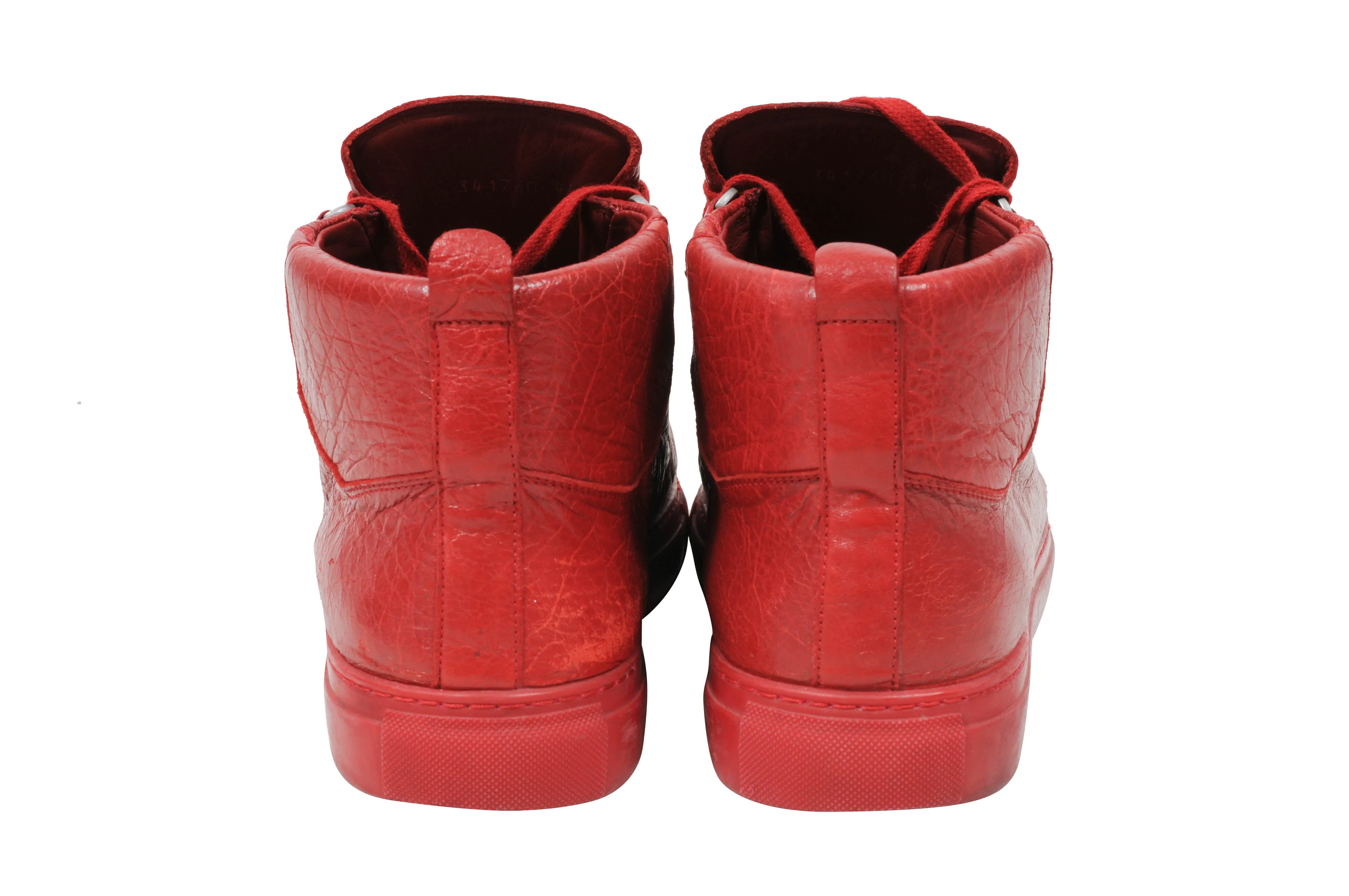 Red High Top Arenas Sneakers