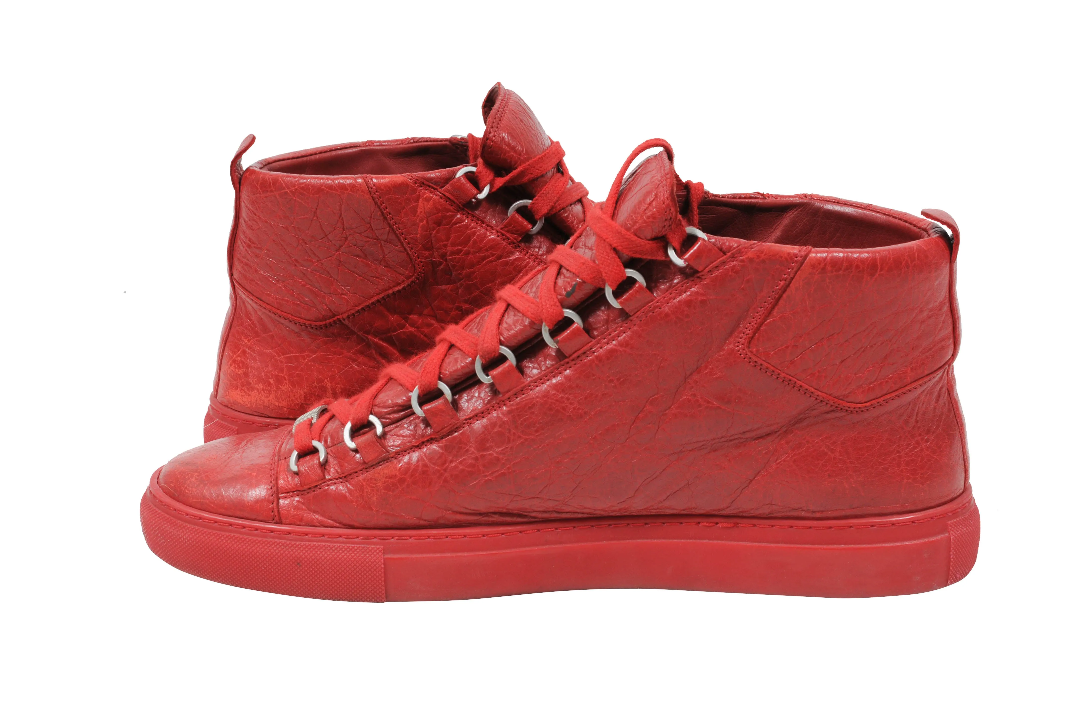 Red High Top Arenas Sneakers