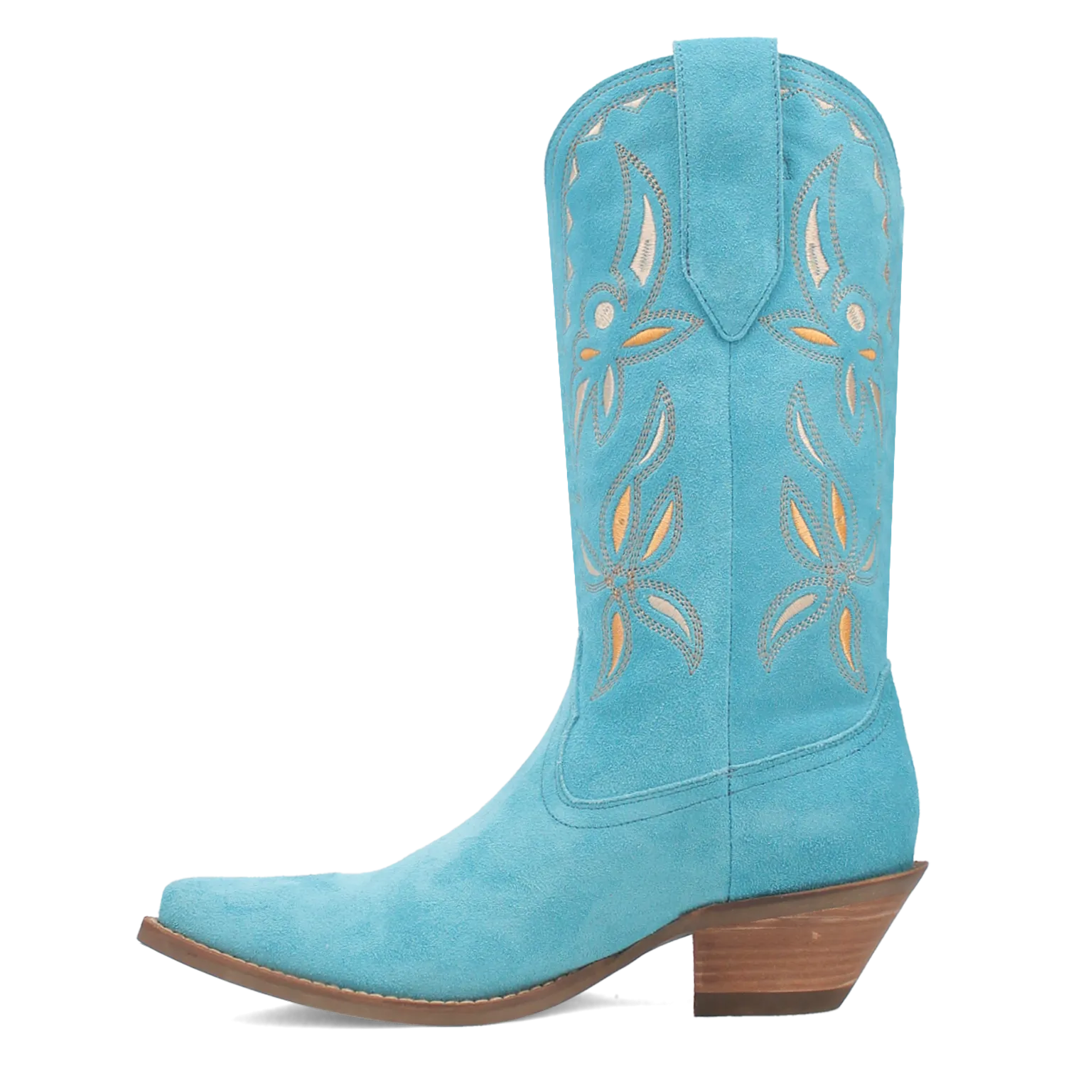 Sabana Blue Suede Leather Boots (DS)