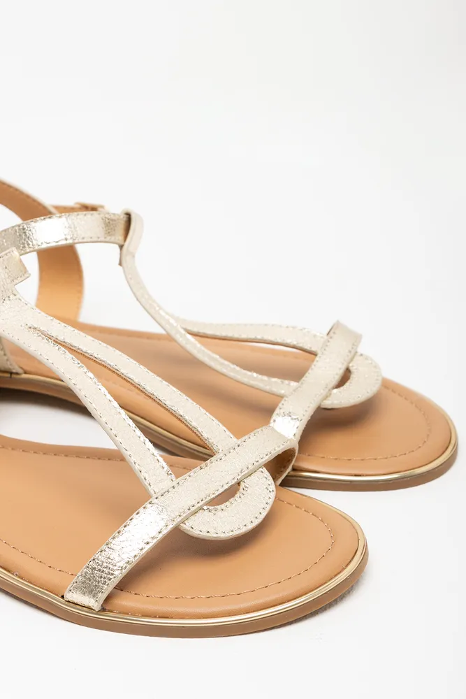 Strappy Sandal Gold