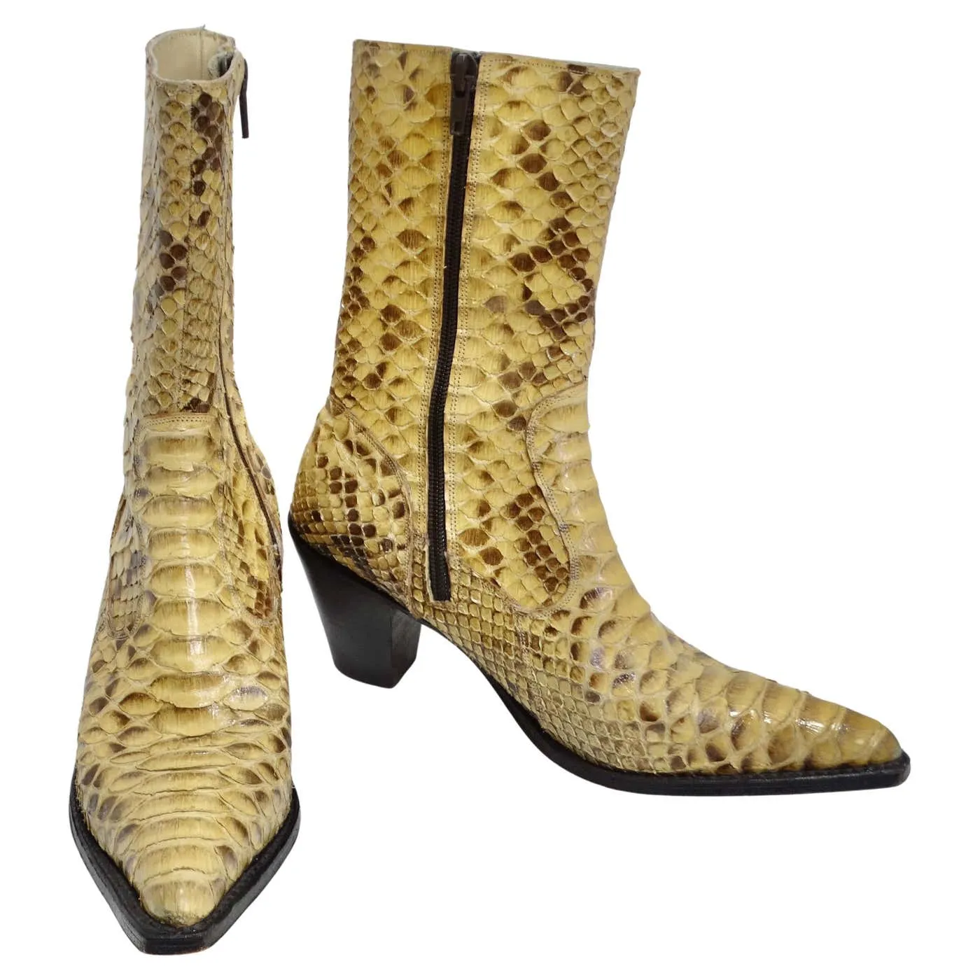 Tony Mora Python Cowboy Boots