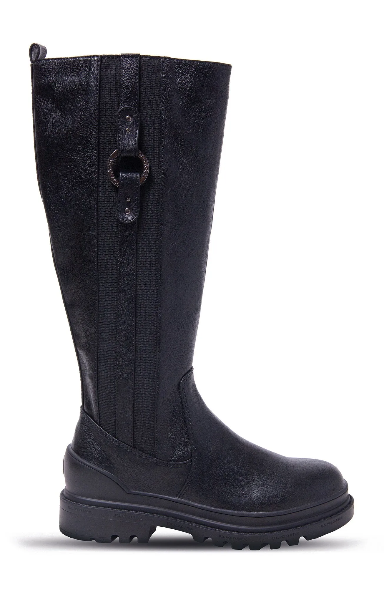 US POLO ASSN. WOMEN KNEE-HIGH BOOTS IN BLACK