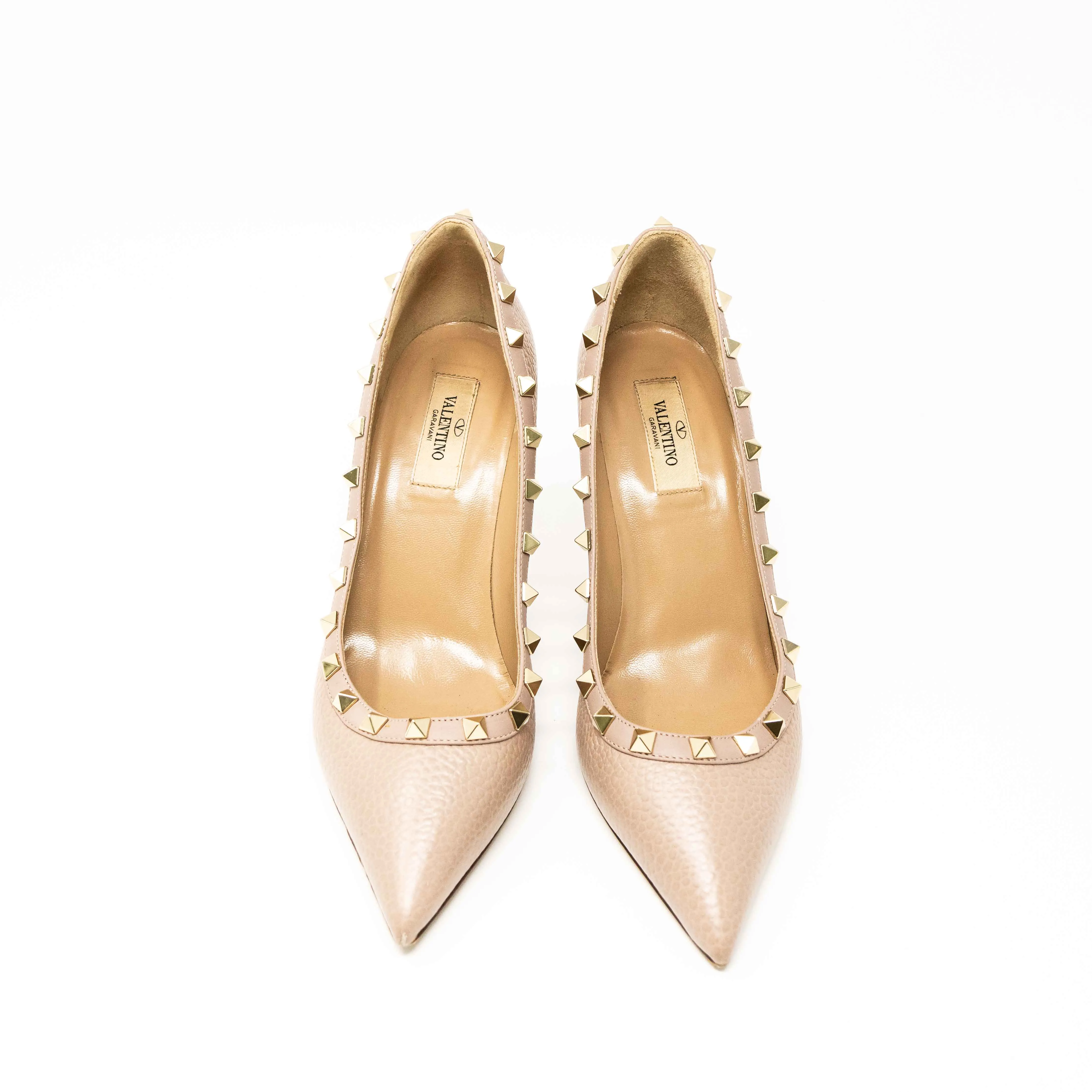 Valentino Blush Rockstud Pumps 39