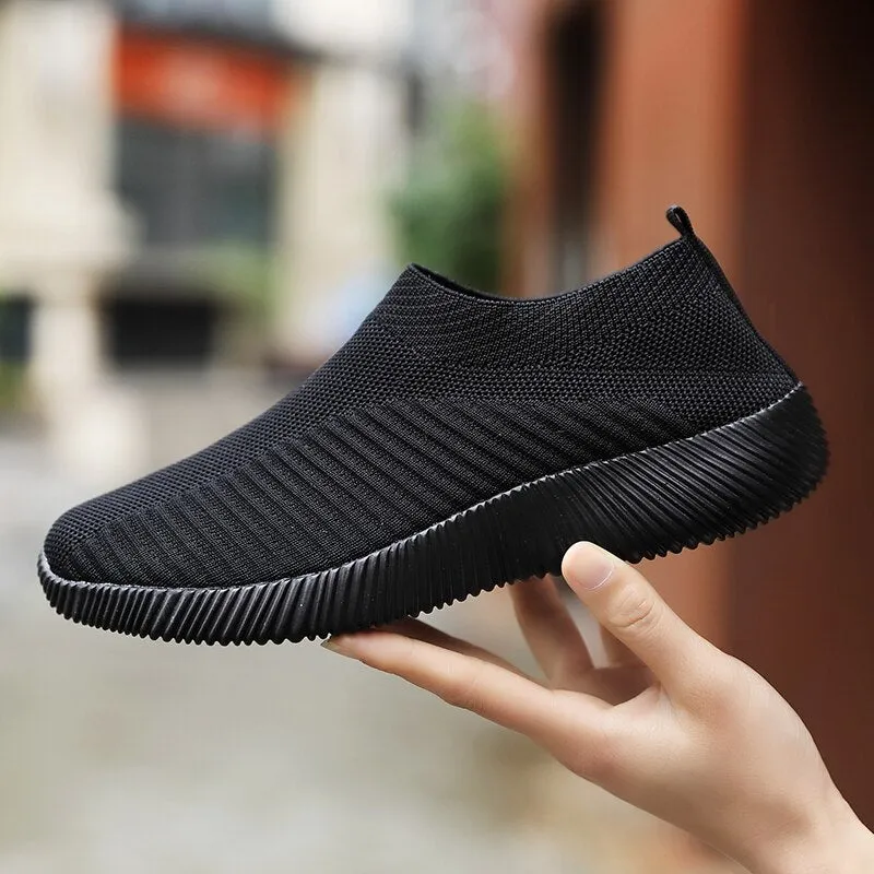 Women Vulcanized  Slip On Flats