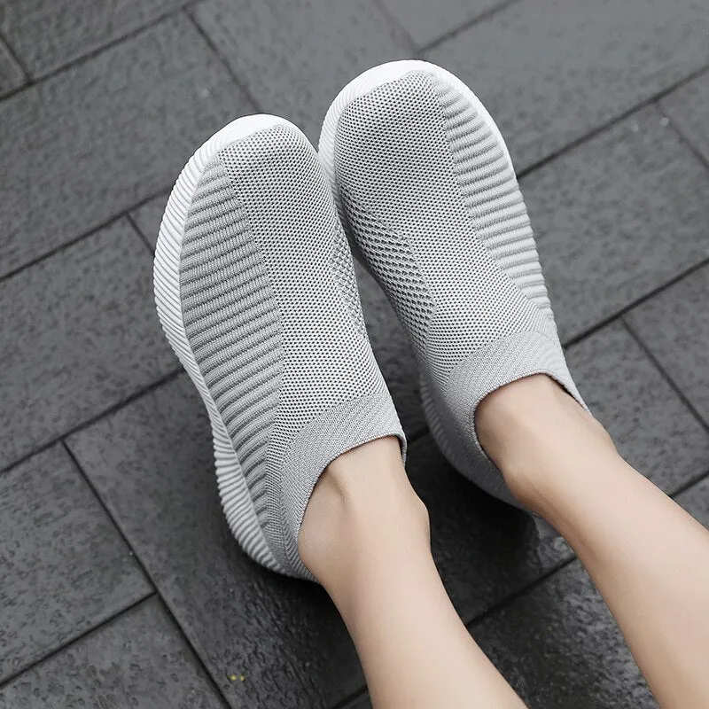 Women Vulcanized  Slip On Flats