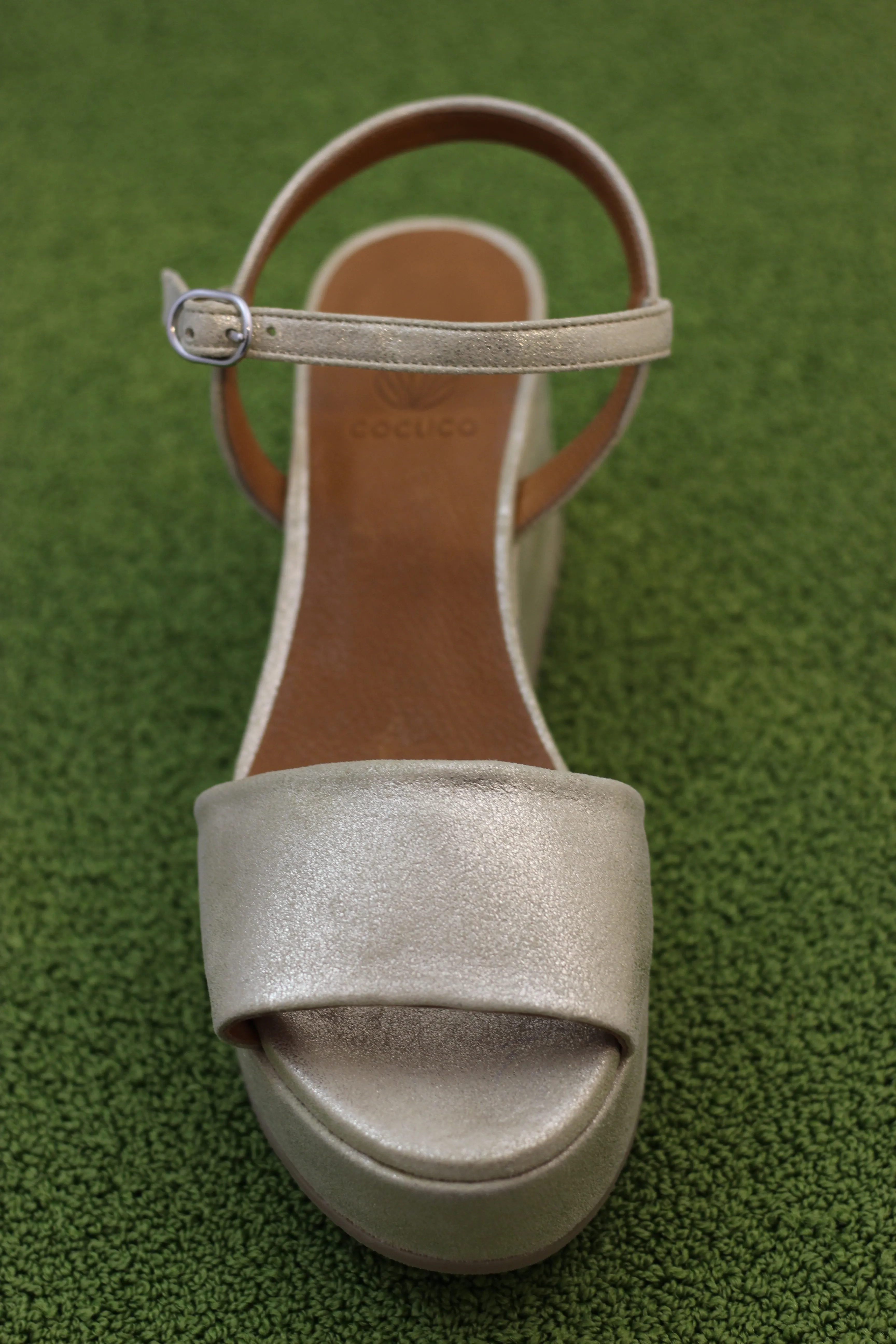 Women's Lauren Sandal - Champan Metallic Leather